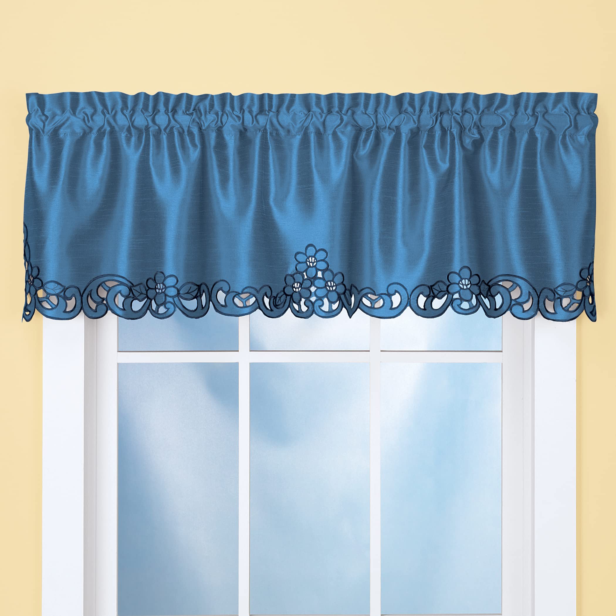 Foto 3 pulgar | Ventana Valance Collections Etc. Elegance Scroll Bordada - Venta Internacional.