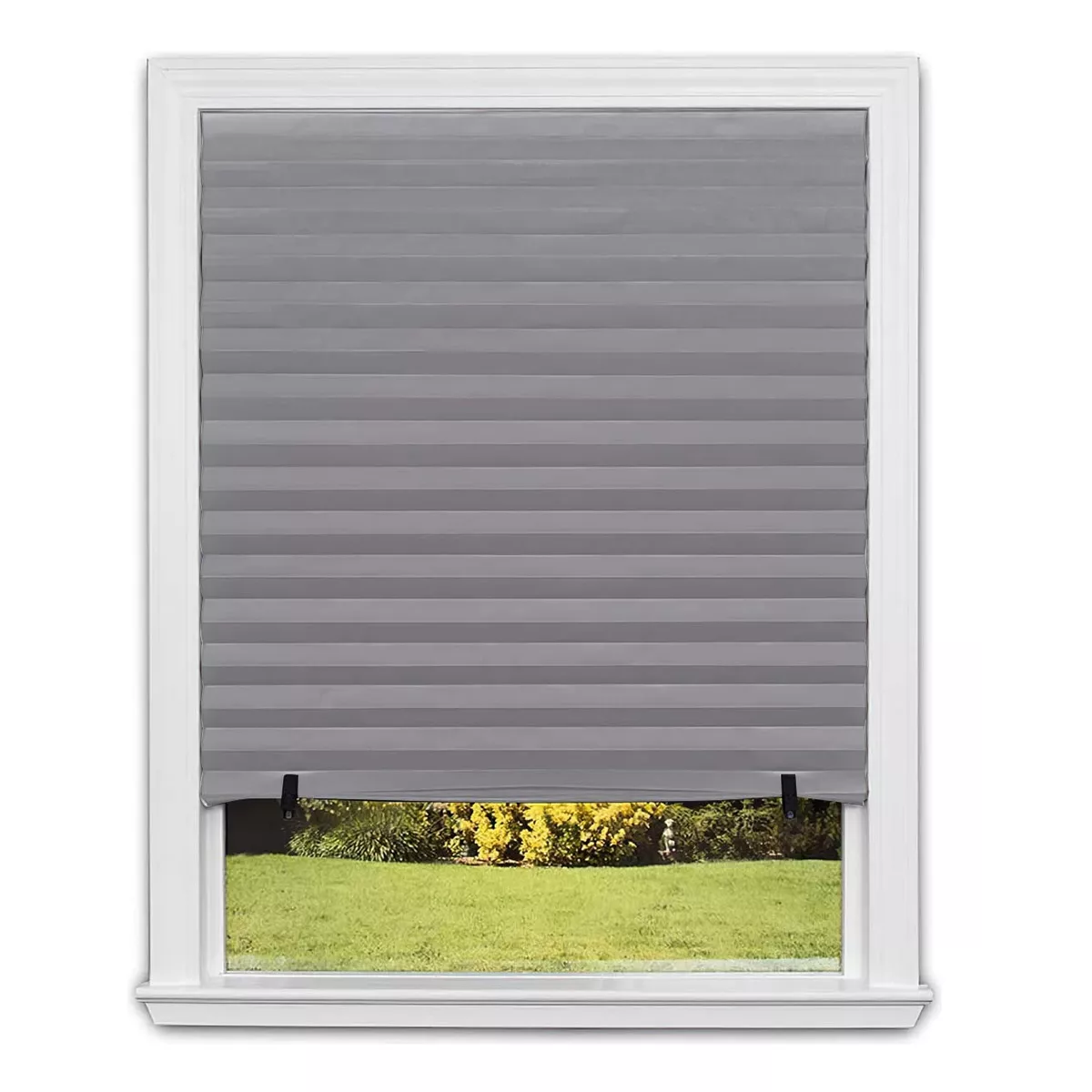 Cortina De Blackout Plisada Para Ventana, Bloquea Luz Eo Safe Imports  Esi-15629 Gris