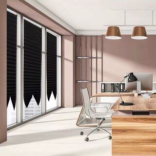 Foto 3 | Cortina De Blackout Plisada Para Ventana, Bloquea Luz Eo Safe Imports Esi-15630 Negro