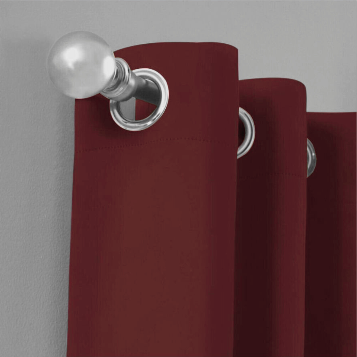 Foto 3 pulgar | Cortina Blackout Rebeca -2 Paneles Calidad Premium 95% Oscuridad -290 X 230 Cm – Vino