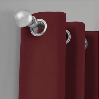 Foto 2 | Cortina Blackout Rebeca -2 Paneles Calidad Premium 95% Oscuridad -290 X 230 Cm – Vino
