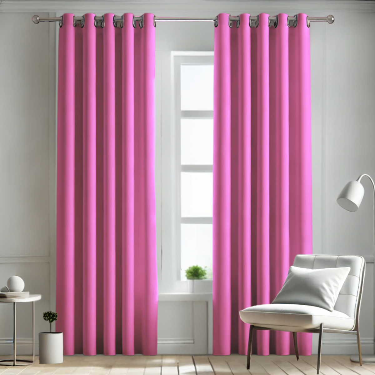 Foto 2 pulgar | Cortina Blackout Rebeca -2 Paneles Calidad Premium 95% Oscuridad -290 X 230 Cm – Rosa