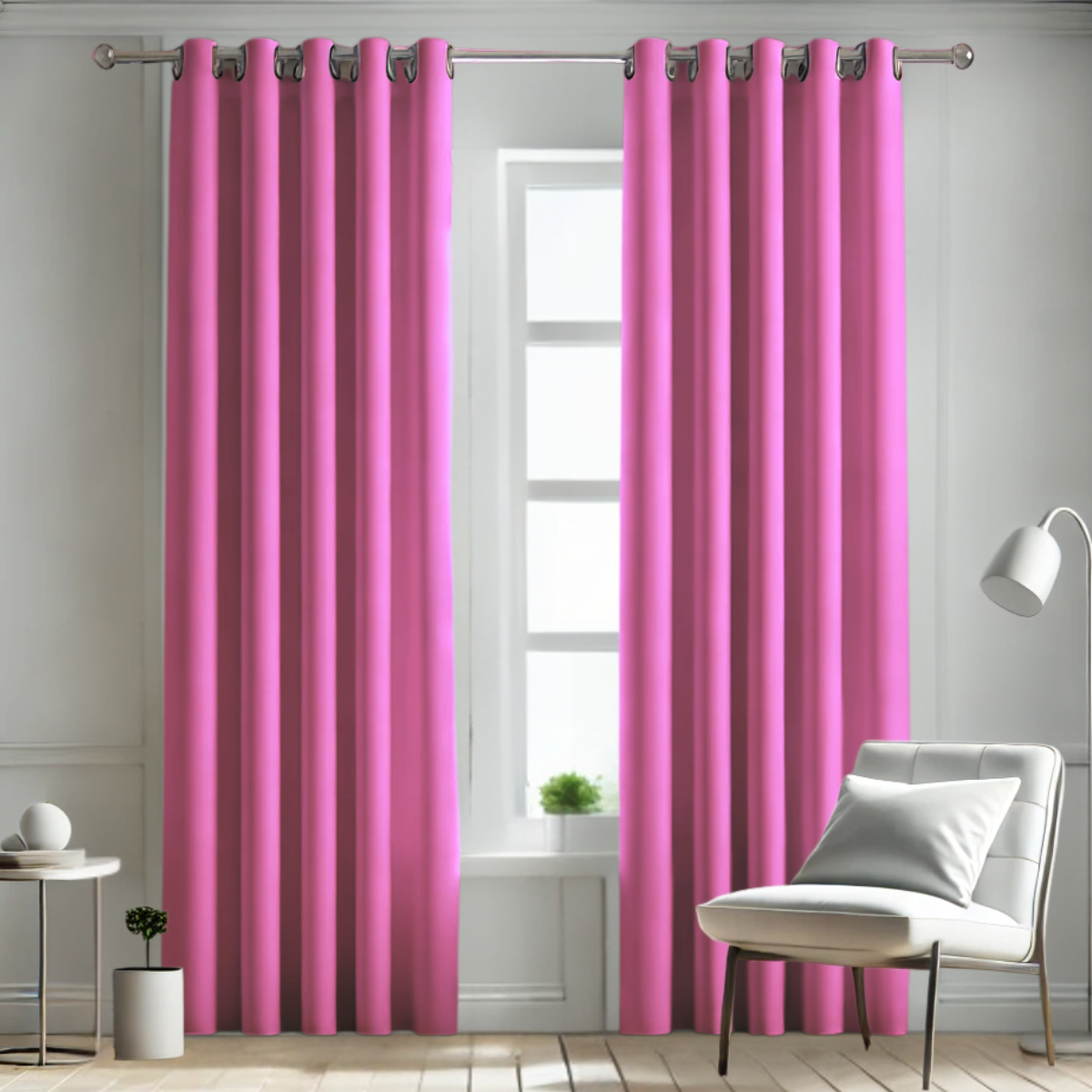 Cortina Blackout Rebeca -2 Paneles Calidad Premium 95% Oscuridad -290 X 230 Cm – Rosa