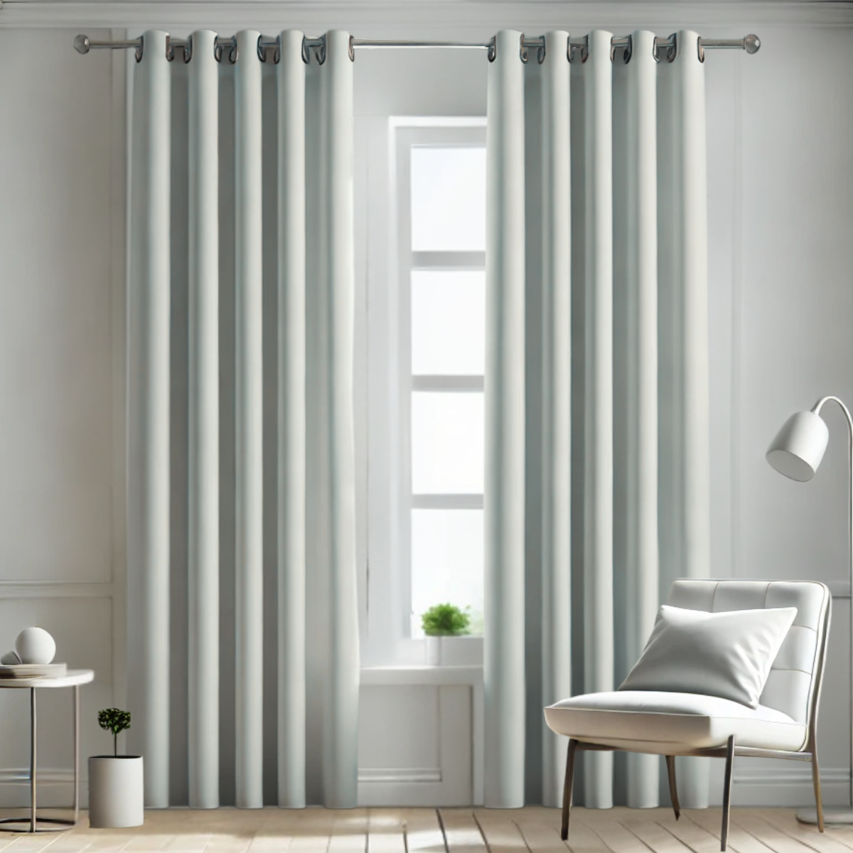 Foto 2 pulgar | Cortina Blackout Rebeca -2 Paneles Calidad Premium 95% Oscuridad -290 X 230 Cm – Gris Perla