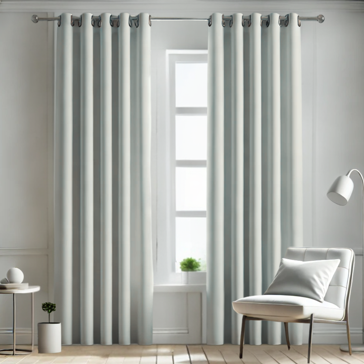 Cortina Blackout Rebeca -2 Paneles Calidad Premium 95% Oscuridad -290 X 230 Cm – Gris Perla