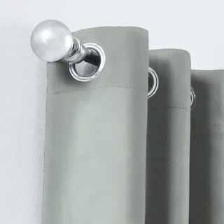 Foto 2 | Cortina Blackout Rebeca -2 Paneles Calidad Premium 95% Oscuridad -290 X 230 Cm – Gris Perla