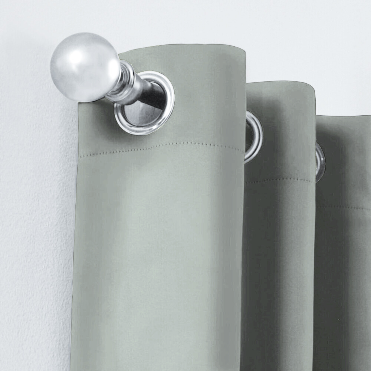 Foto 3 pulgar | Cortina Blackout Rebeca -2 Paneles Calidad Premium 95% Oscuridad -274 X 213 Cm – Gris Perla
