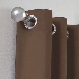 Foto 2 | Cortina Blackout Rebeca -2 Paneles Calidad Premium 95% Oscuridad -274 X 213 Cm – Café