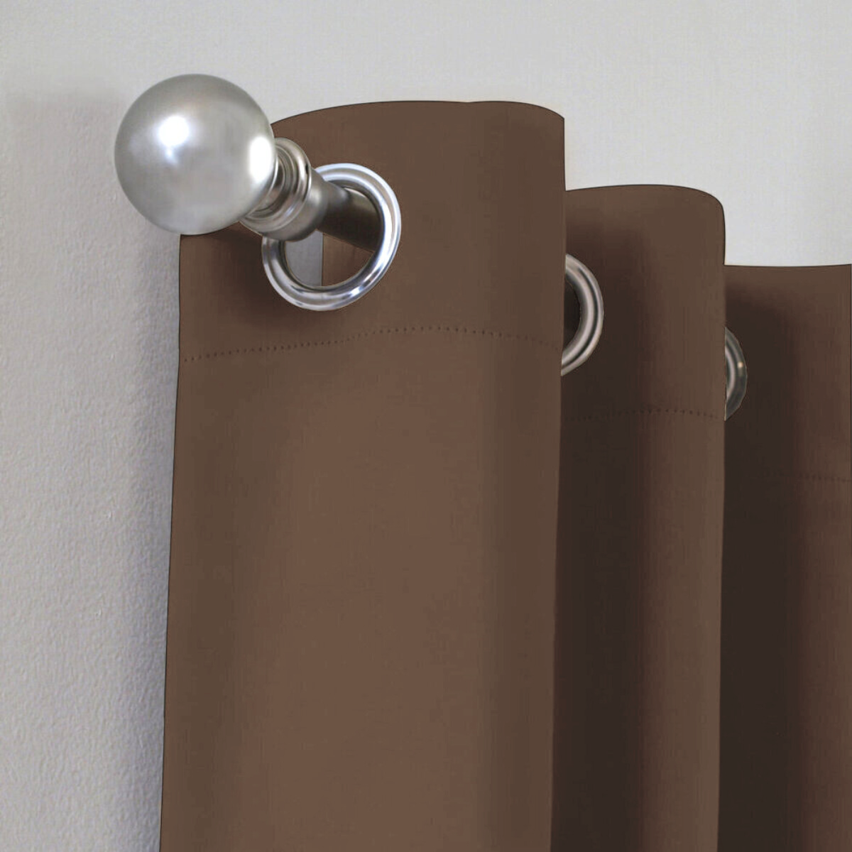 Foto 3 pulgar | Cortina Blackout Rebeca -2 Paneles Calidad Premium 95% Oscuridad -290 X 230 Cm – Café