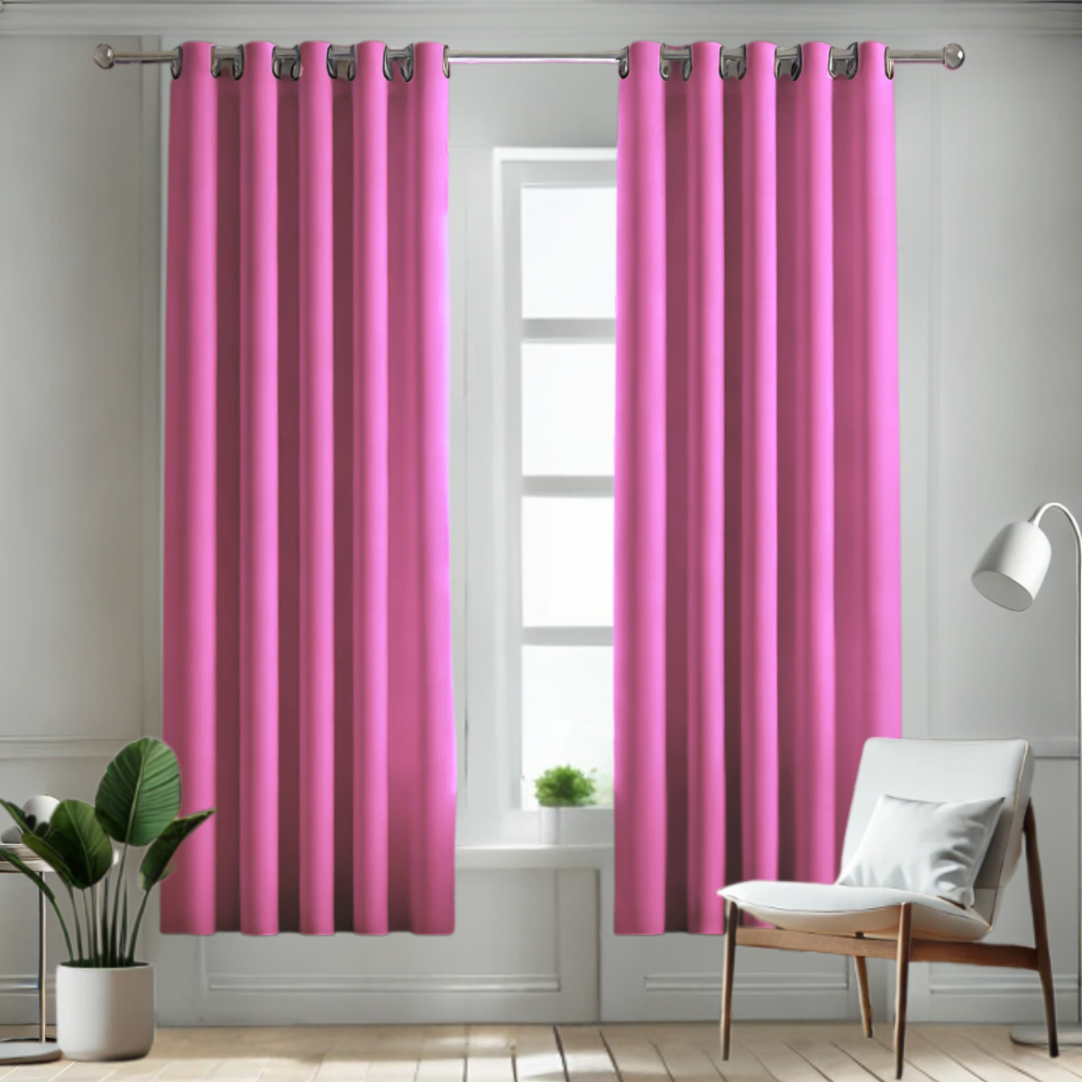 Foto 2 pulgar | Cortina Blackout Rebeca -2 Paneles Calidad Premium 95% Oscuridad -274 X 213 Cm – Rosa