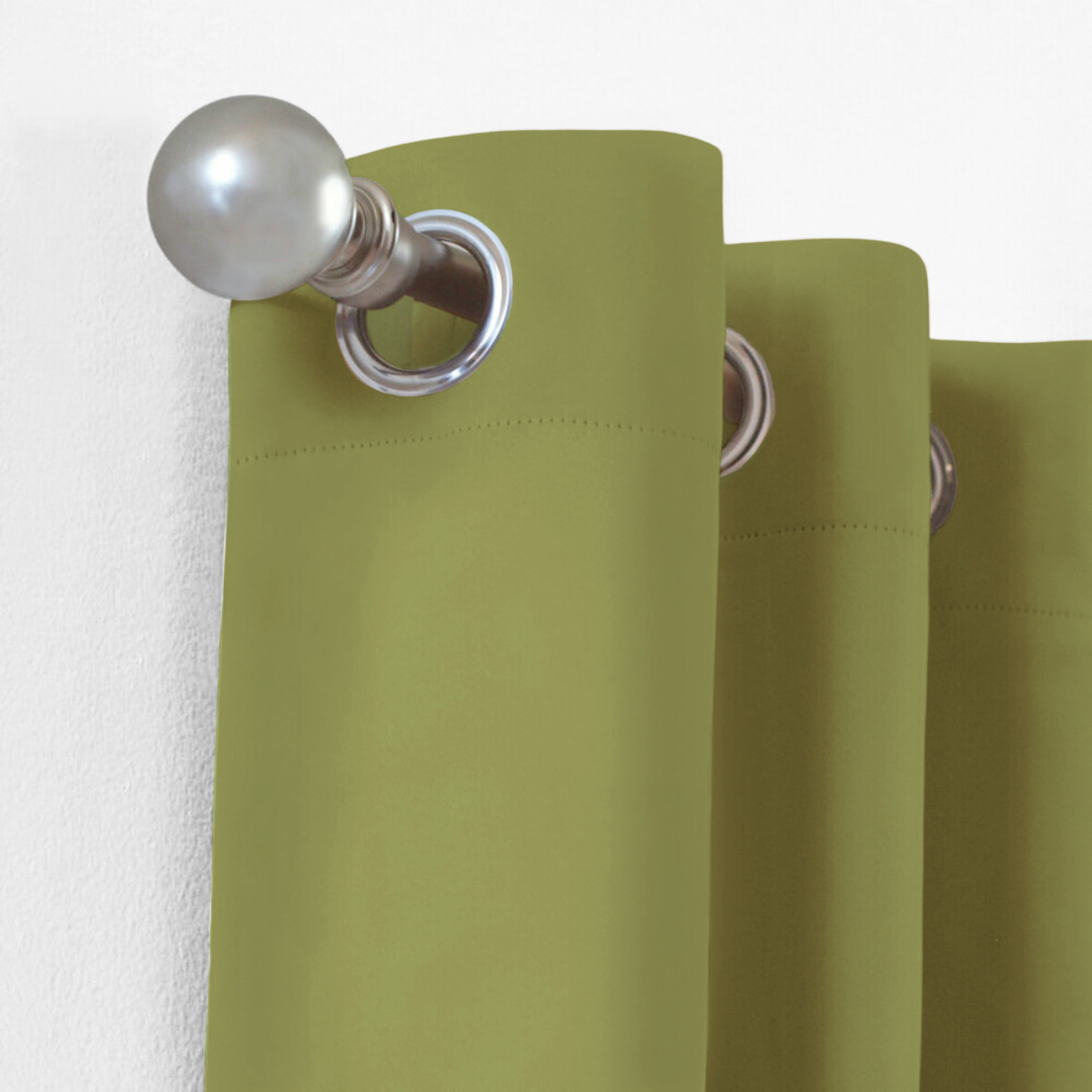 Foto 2 | Cortina Blackout Rebeca -2 Paneles Calidad Premium 95% Oscuridad -274 X 213 Cm – Verde Olivo