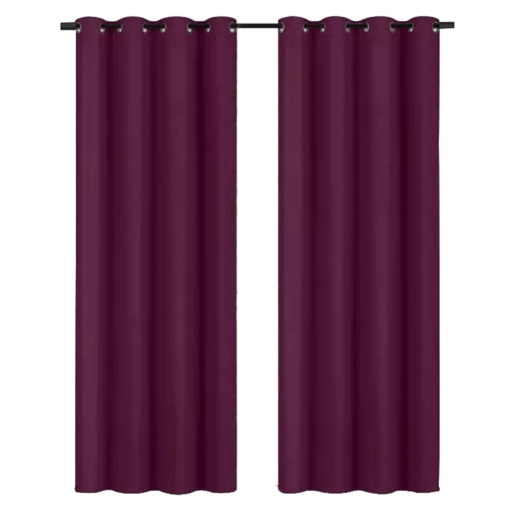 Cortinas Blackout Para Bloquear Luz Y Ruido Vino Kyuden Home