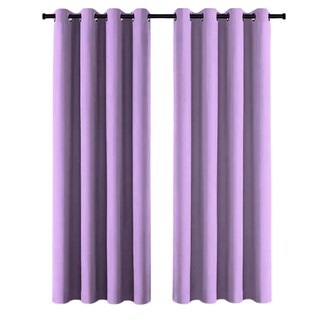 Foto 1 | Cortinas Blackout Para Bloquear Luz Y Ruido Lila Kyuden Home