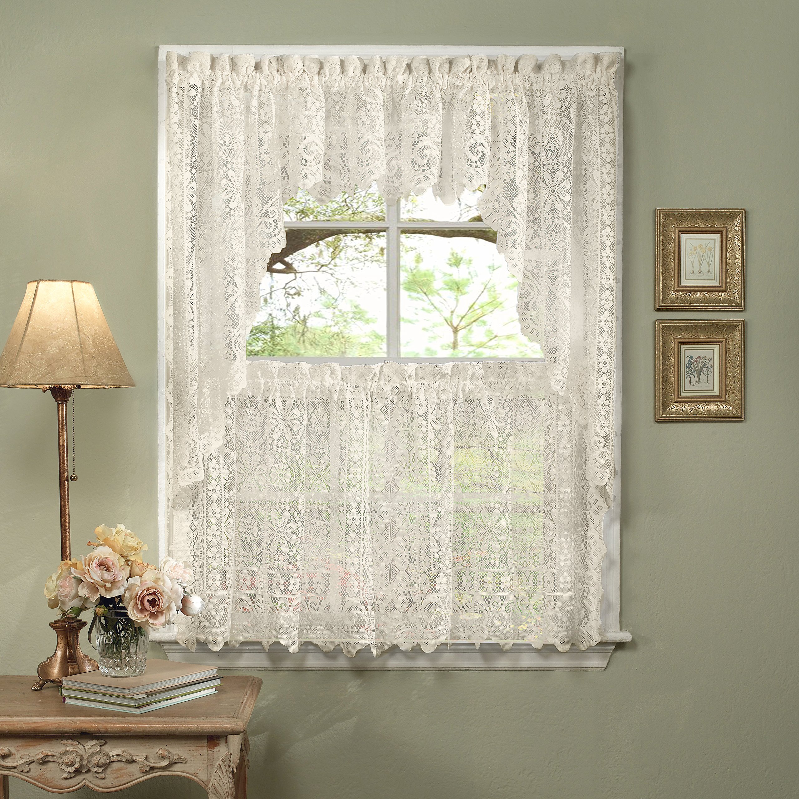 Foto 2 pulgar | Juego De Cortinas De Cocina Sweet Home Collection, 5 Unidades - Venta Internacional.