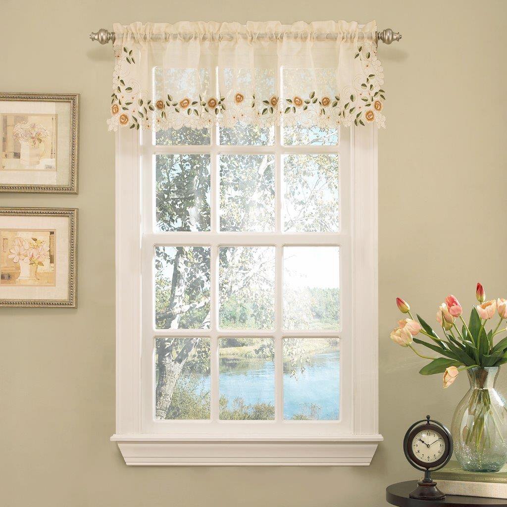 Foto 2 pulgar | Tratamiento De Cortinas Sweet Home Collection Rosemary Linen - Venta Internacional.