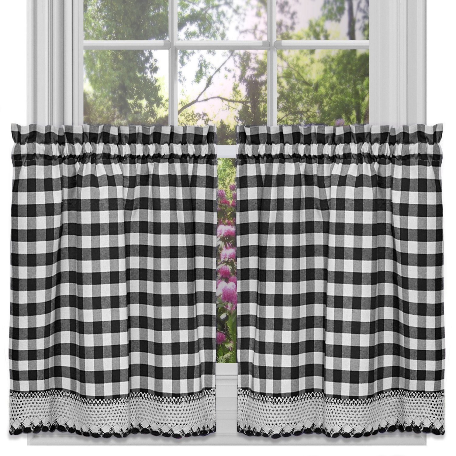 Foto 2 pulgar | Panel De Cortina Sweet Home Collection Kitchen, 36 Cm, Nivel - Venta Internacional.