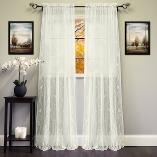 Foto 1 | Cortinas De Ventana Sweet Home Collection Songbird Ivory, 160 X 160 Cm - Venta Internacional.