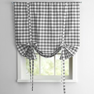 Foto 1 | Panel De Cortina Para Ventana De Cocina Sweet Home Collection, Color Gris, 160 Cm - Venta Internacional.
