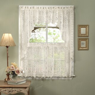 Foto 1 | Par De Cortinas De Cocina Sweet Home Hopewell, Color Crema - Venta Internacional.