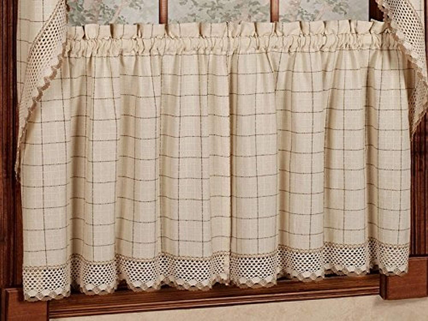 Cortinas Para Ventanas De Cocina, Colección Sweet Home Adirondack - Venta Internacional.