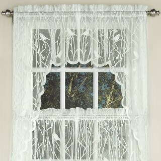 Foto 1 | Ventana De Cocina Curtain Sweet Home Collection Songbird Ivory - Venta Internacional.