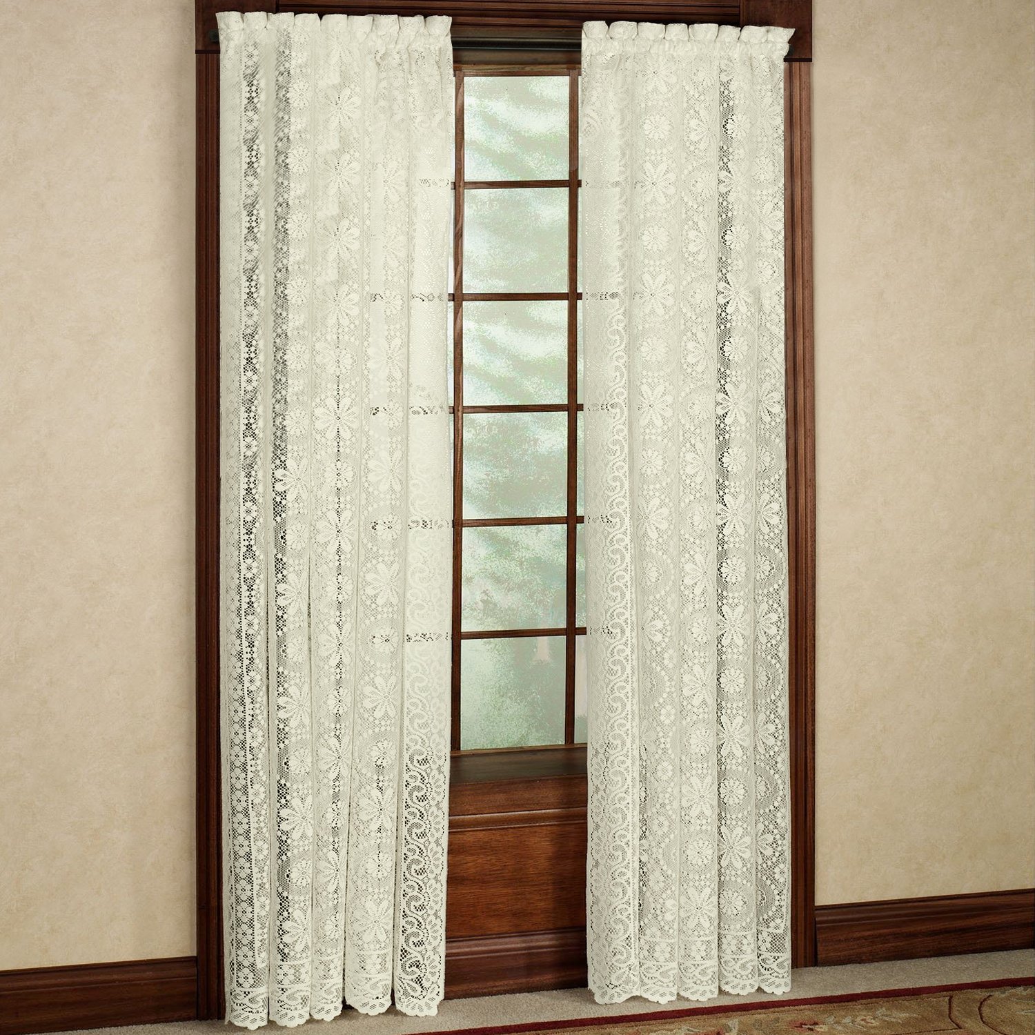 Foto 1 | Cortinas De Ventana De La Colección Sweet Home Hopewell, Color Crema - Venta Internacional.