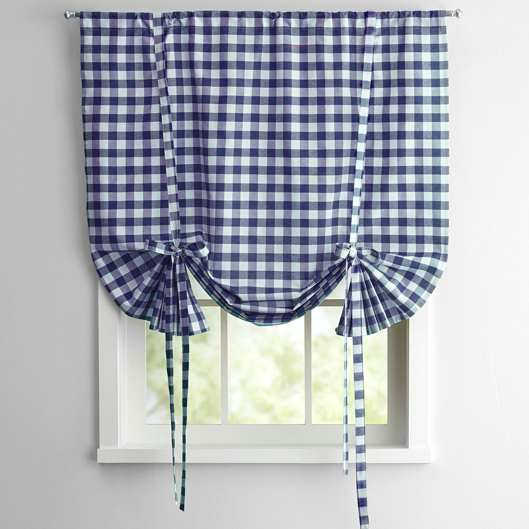 Foto 2 pulgar | Cortina De Ventana De La Colección Sweet Home, 42 X 160 Cm, Color Azul Marino - Venta Internacional.