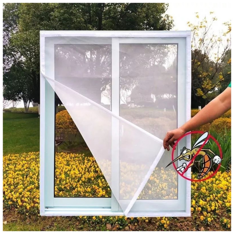 Foto 3 | Paquete De 5 Mosquiteras Para Ventanas, 130 X 150 Cm, Antimosquitos - Venta Internacional.