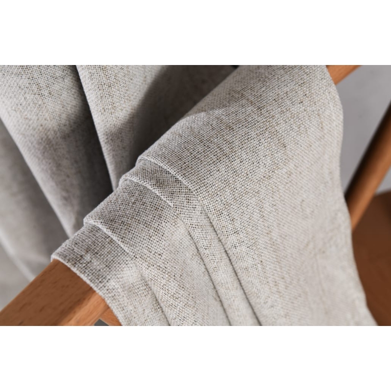 Foto 3 pulgar | Juego De Cortinas Opacas De Tela, 2 Piezas, Color Beige, 230 Cm X 140 Cm - Venta Internacional.