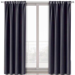 Foto 1 | Magma Life Cortinas Blackout Con Aislamiento Térmico, Juego De 2 Piezas, Tela Suave 100% Poliéster 160x213 Cm Color Gr