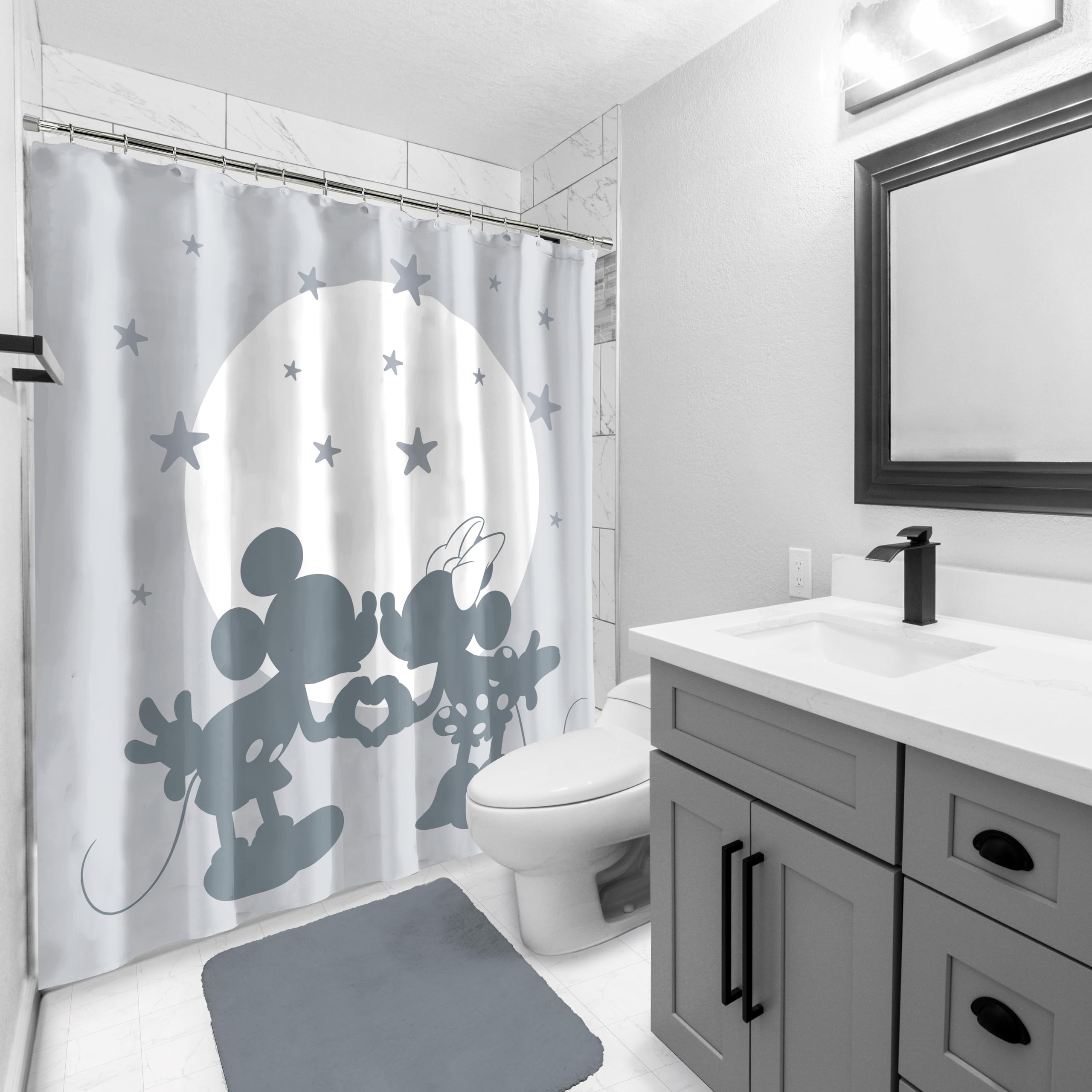 Foto 4 pulgar | Cortina De Baño Jay Franco Disney Mickey Minnie Mouse Kids - Venta Internacional.