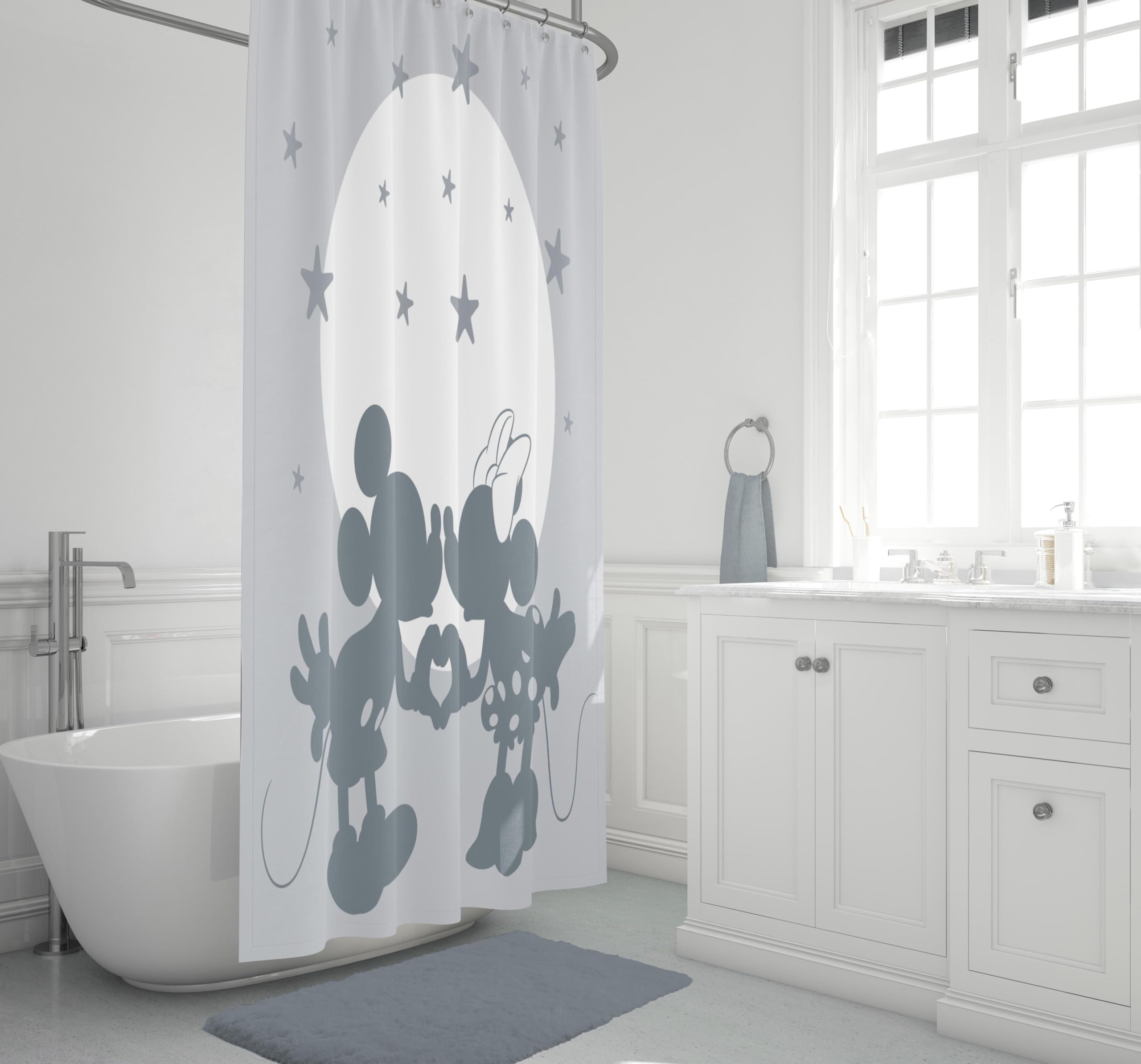 Foto 4 | Cortina De Baño Jay Franco Disney Mickey Minnie Mouse Kids - Venta Internacional.
