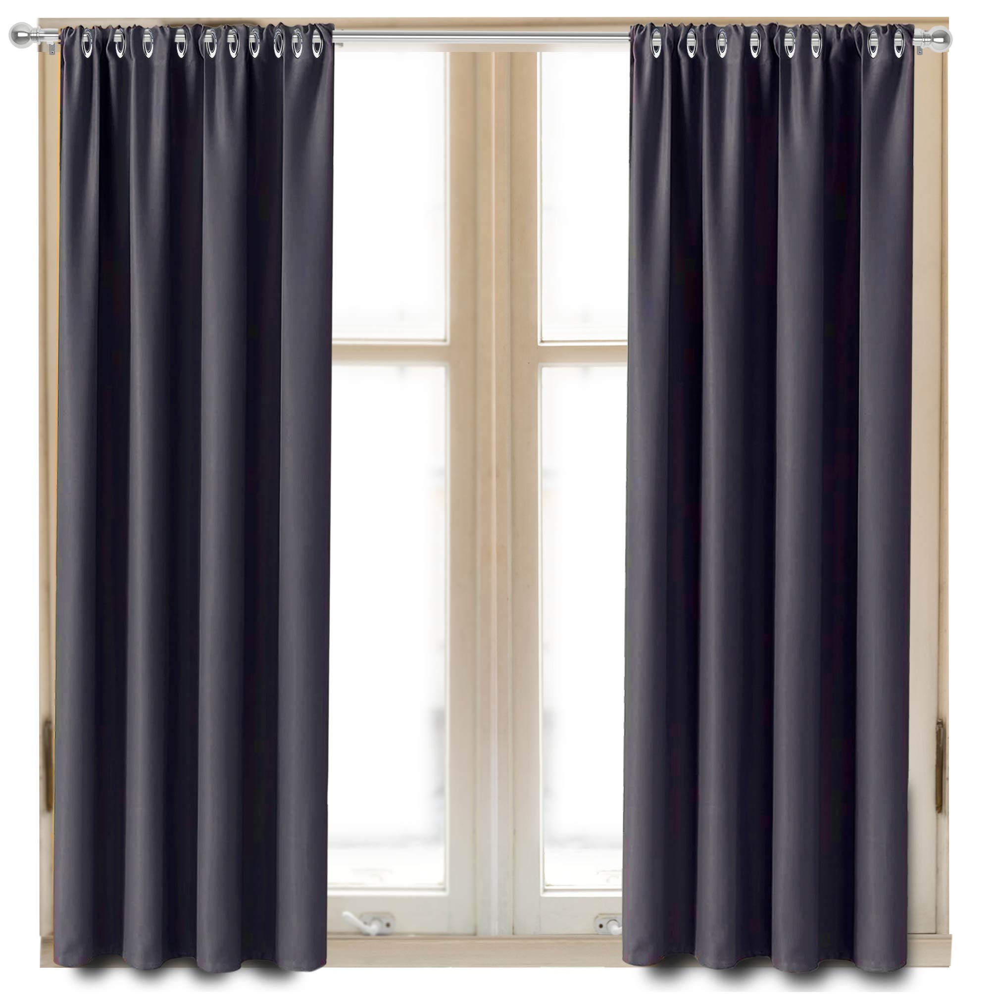 Foto 2 pulgar | Cortinas Blackout Magma Life con Aislamiento Térmico 2 Piezas 132 x 213 cm Gris
