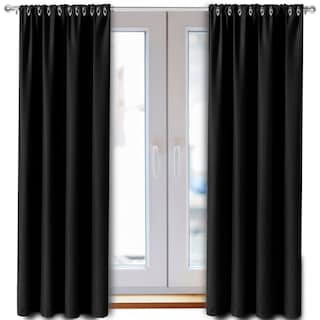 Foto 1 | Cortinas Blackout Magma Life con Aislamiento Térmico 2 Piezas Negro