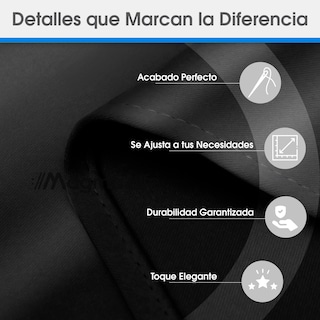 Foto 5 | Cortinas Blackout Magma Life con Aislamiento Térmico 2 Piezas Negro
