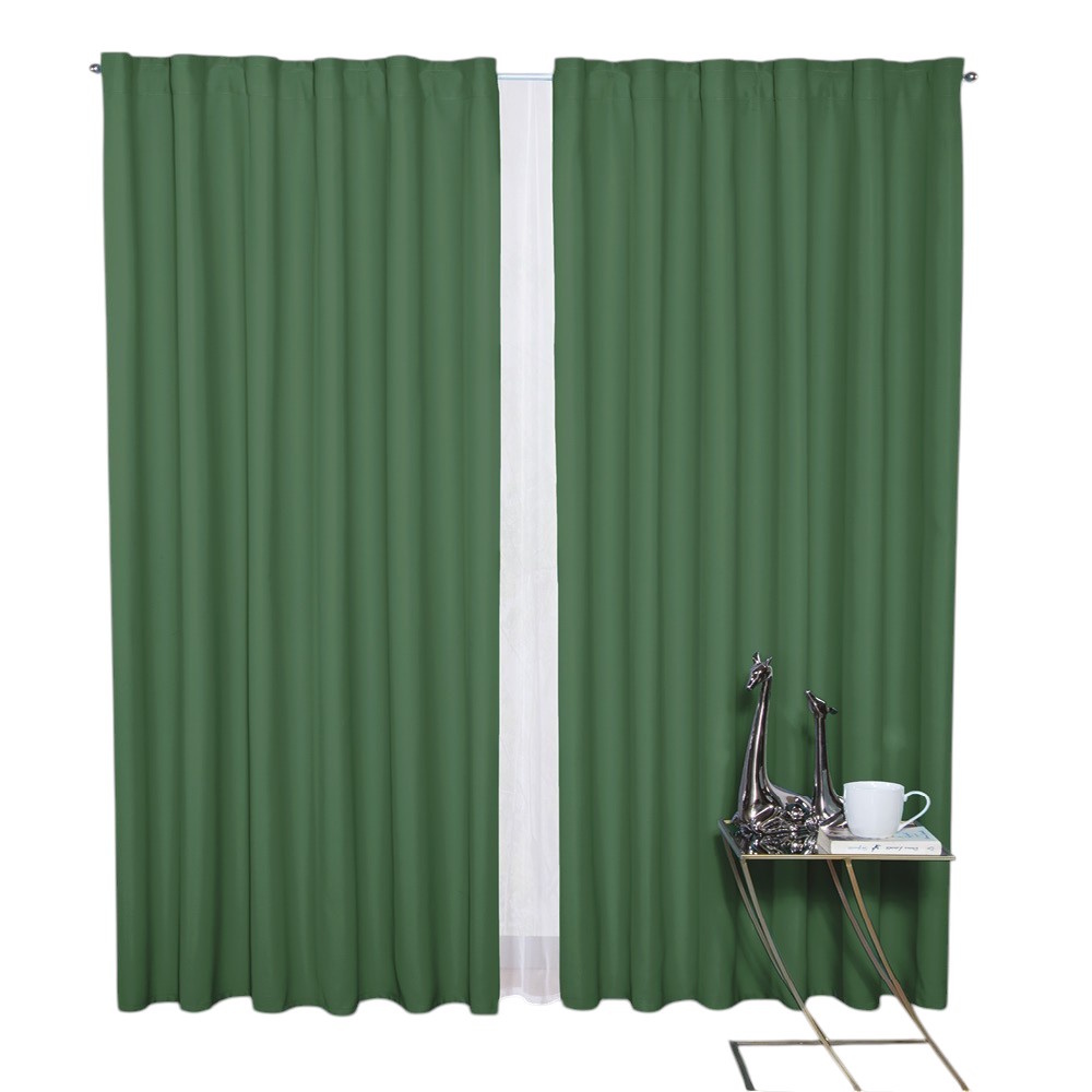 Foto 1 | Cortina CBKU038 130 x 167 cm Verde