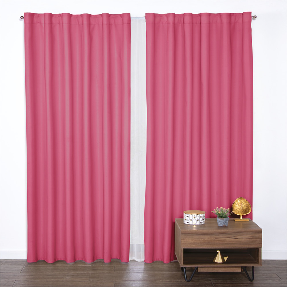 Foto 2 | Cortina CBKU035 138 x 225 cm Rosa