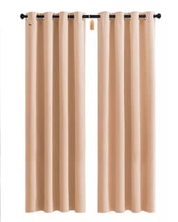 Foto 1 | Cortinas Plus Aislamiento Térmico 2 Paneles 215 X 135 Cm, Belug Color Beige