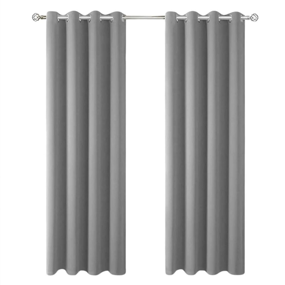 Foto 2 pulgar | Cortinas Blackout Para Bloquear Luz Y Ruido Gris Perla Kyuden Home