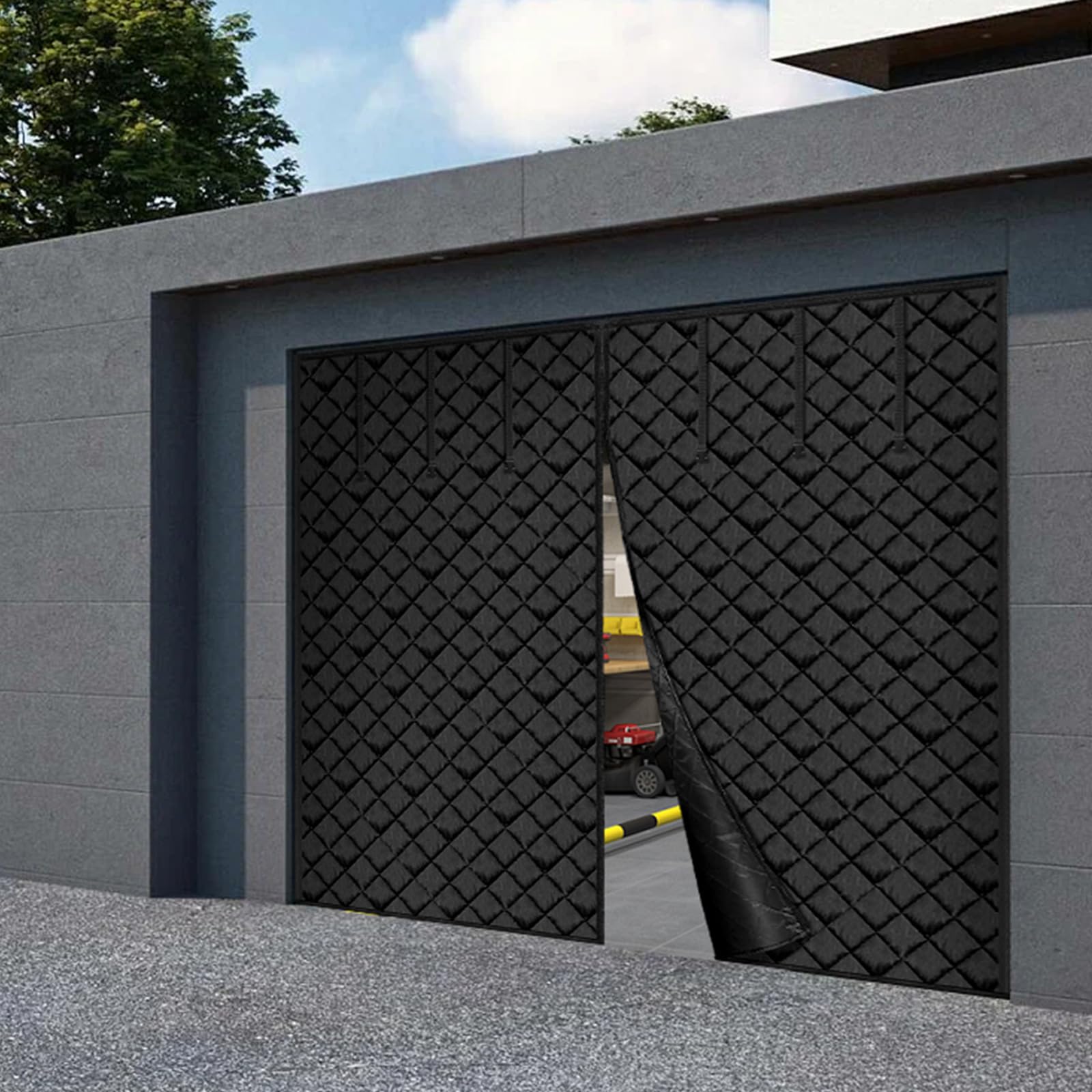 Foto 2 pulgar | Pantalla De Puerta De Garaje Vevor Con Aislamiento Térmico De 9 X 7 Pies Para Invierno - Venta Internacional.