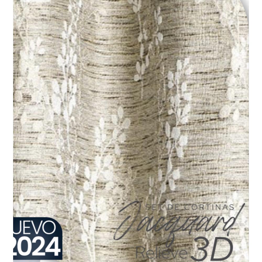 Foto 3 pulgar | Cortina Regina Jacquard Nicole
