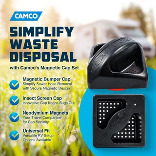 Foto 2 | Tapa De Parachoques Para Autocaravana Camco 40310 Con Imanes De Neodimio Y Orificios De Ventilación - Venta Internaci