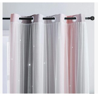 Foto 2 | 2piezas Cortinas Blackout Para Niños 132*244cm