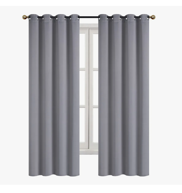 Foto 1 | Cortina Black Boxk 280 x 220 cm Plateada