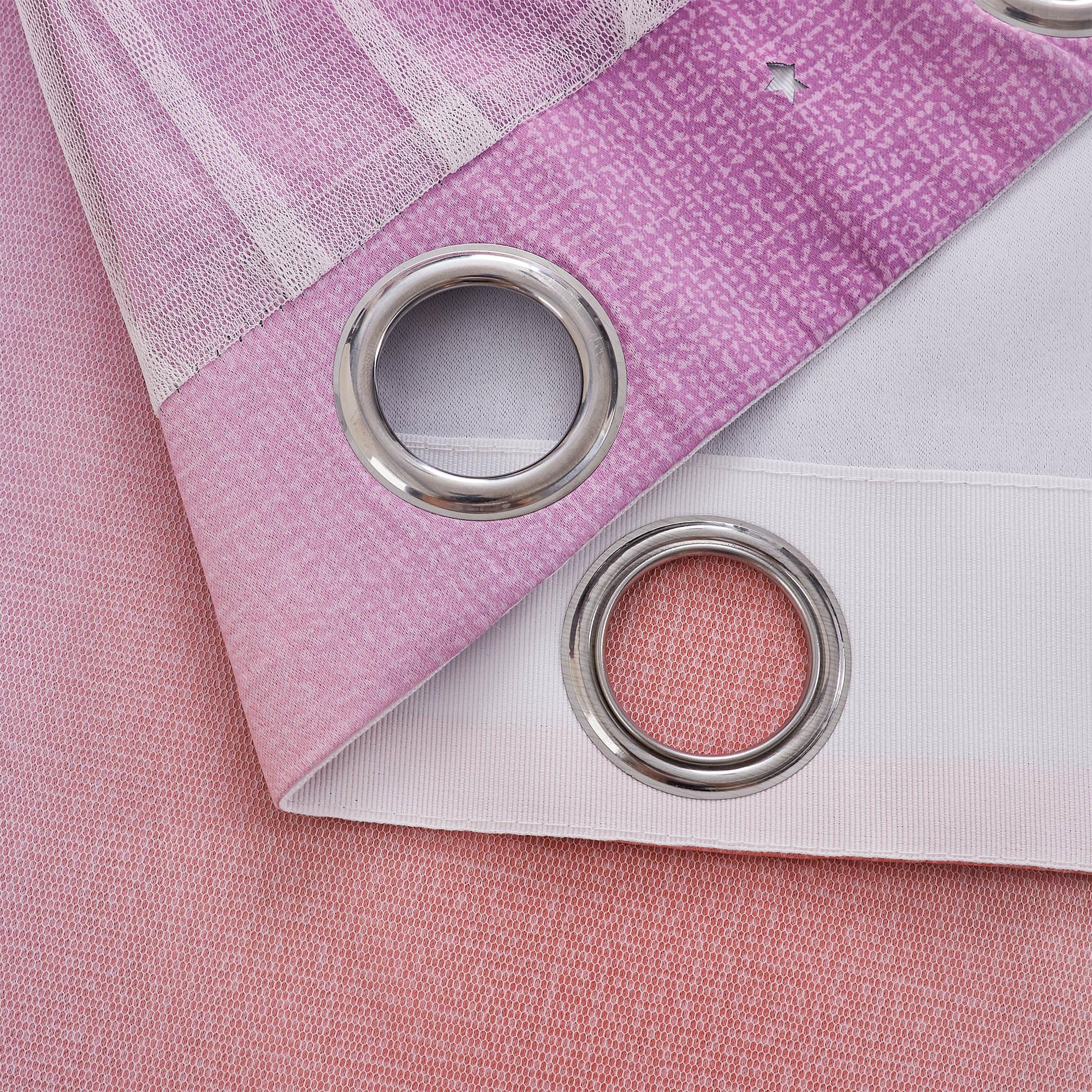 Foto 5 | Cortinas Xidi Pink Blackout Con Arcoíris Y Unicornio, 86 X 160 Cm, 1 Unidad - Venta Internacional.