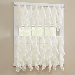 Foto 1 | Juego De Cortinas De Cocina Sweet Home Collection, 5 Unidades, Color Marfil - Venta Internacional.
