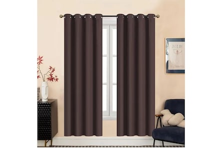 Foto 2 | Cortina En 2 Paneles 280x220cm Premium Quality! Color Chocolate Premium