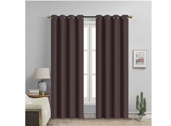 Foto 3 | Cortina  En 2 Paneles 280x220cm Premium Quality! Color Chocolate Premium