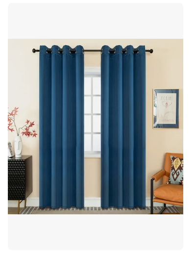 Foto 3 pulgar | Cortina Para Recamara Sala Elegantes 270x215cm 2 Paneles Aislamiento Térmico Y Reducción De Ruido Tela Impermeab