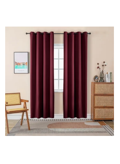 Foto 3 pulgar | Cortinas  Para Recamara Sala Premium 270x215cm 2 Paneles Aislamiento Térmico Y Reducción De Ruido Tela Impermea